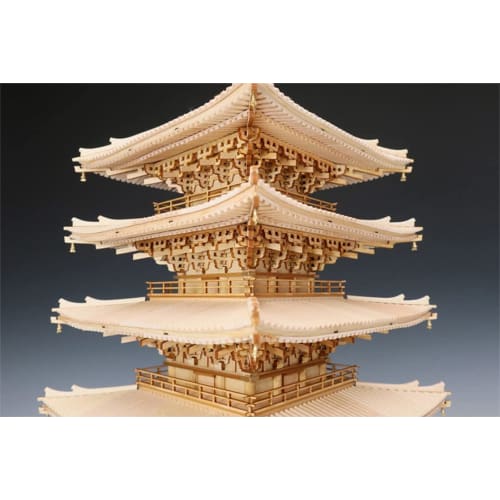 Woody Joe 1/75 Scale Daigoji Temple Five-Story Pagoda Wooden Model Assembly Kit 4560134352865