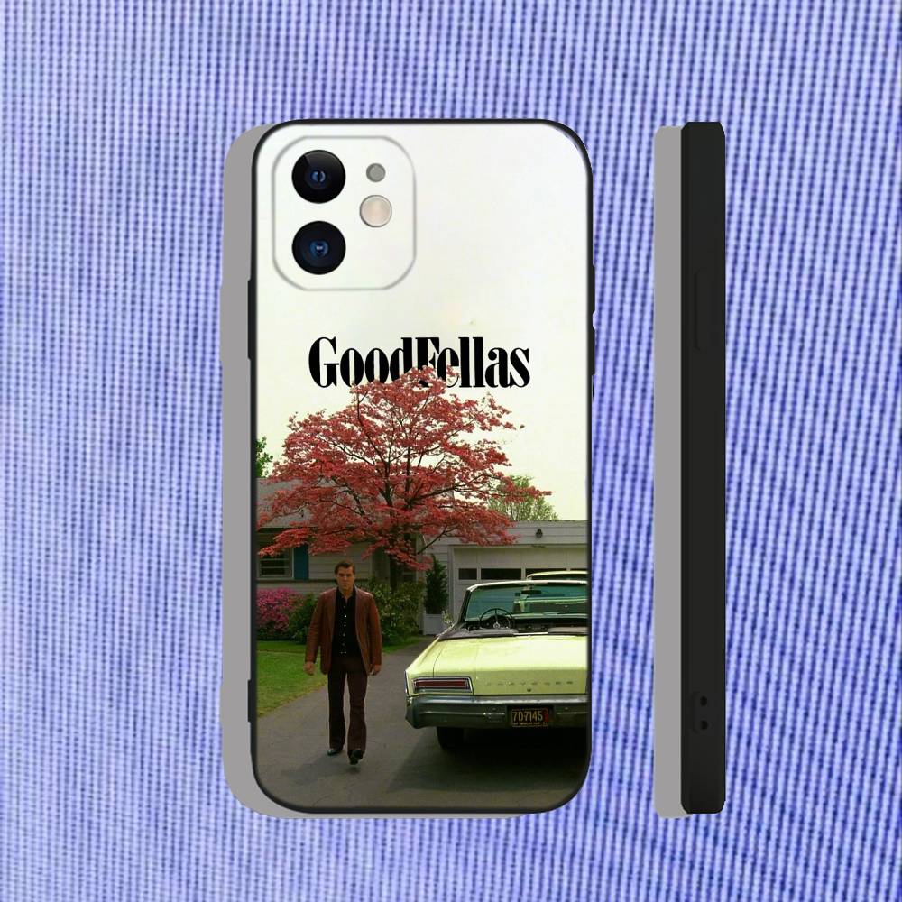 

G-Goodfellas Movie Phone Case For iPhone 16,15,14,13,12,11,Pro,Max,Plus,X,XS,XR,SE,8,7,Mini,Soft Silicone Black Case iPhone13PRO