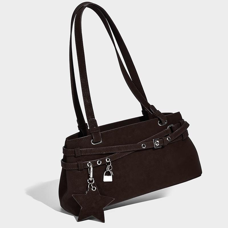 

Unique High-End Underarm Baguette Bag 2025 New Fashion Versatile Handbag Shoulder Crossbody Bag Cross-Border Women s Bag коричневый