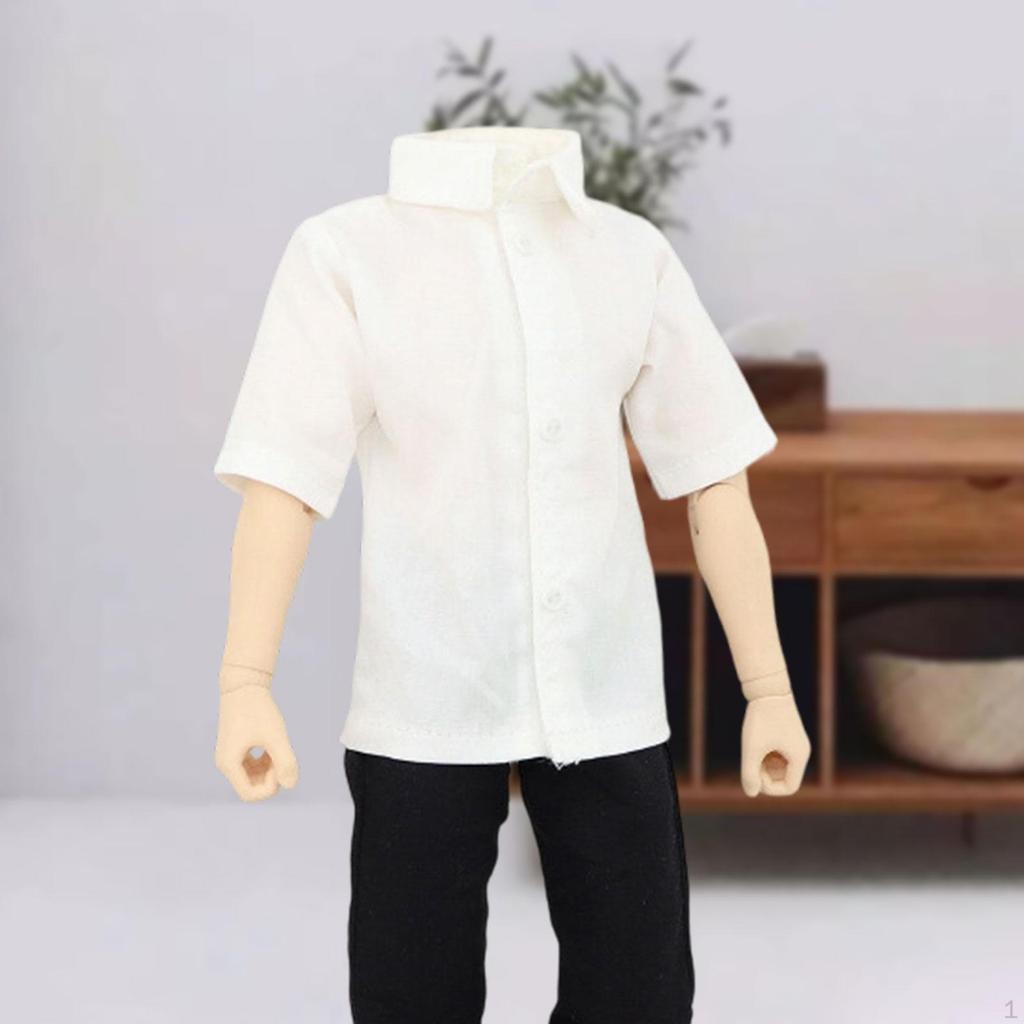 1/6 Shirt, Casual And Elegant Retro Style Clothing for 30cm Male Articulated Figure.