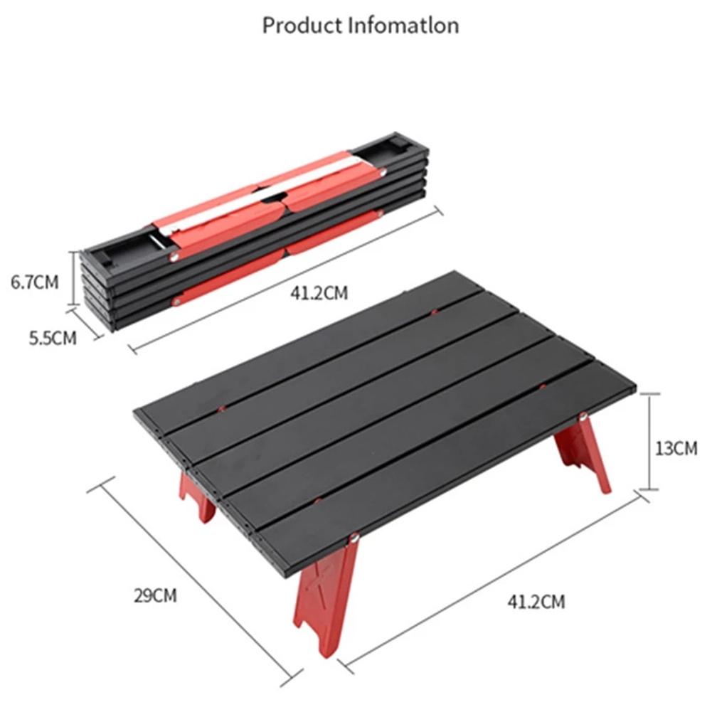 Mini Picnic Table Folding  Tables For Camping Beach Travel Ultralight Camping Table