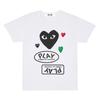 Cross-border American Trendy Brand Bestseller Heart-shaped Unisex 3D Printed Crew Neck Simple Casual Loose Short-sleeve T-shirt