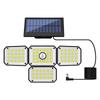 336LED Solar Wall Light Outdoor Motion Sensor Waterproof with Remote Control and 3 Adjustable Modes for Garden and Porch