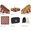 International Chess Set 51Cm/20Inch Foldable Silicone Chessboard, New Large King Size 9.6Cm/3.8Inch Heavy Chess Game Set