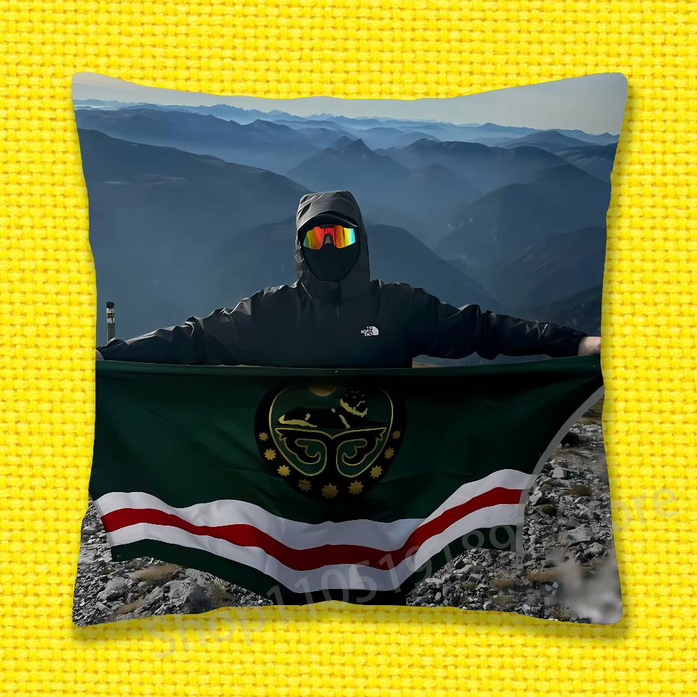 

Chechen Flag Chechnya Logo Throw Pillow Case For 50x50cm 30x30cm 55x55cm 45x45cm 40x40cm Square Bed Pillowcase Cover 30cmx30cm