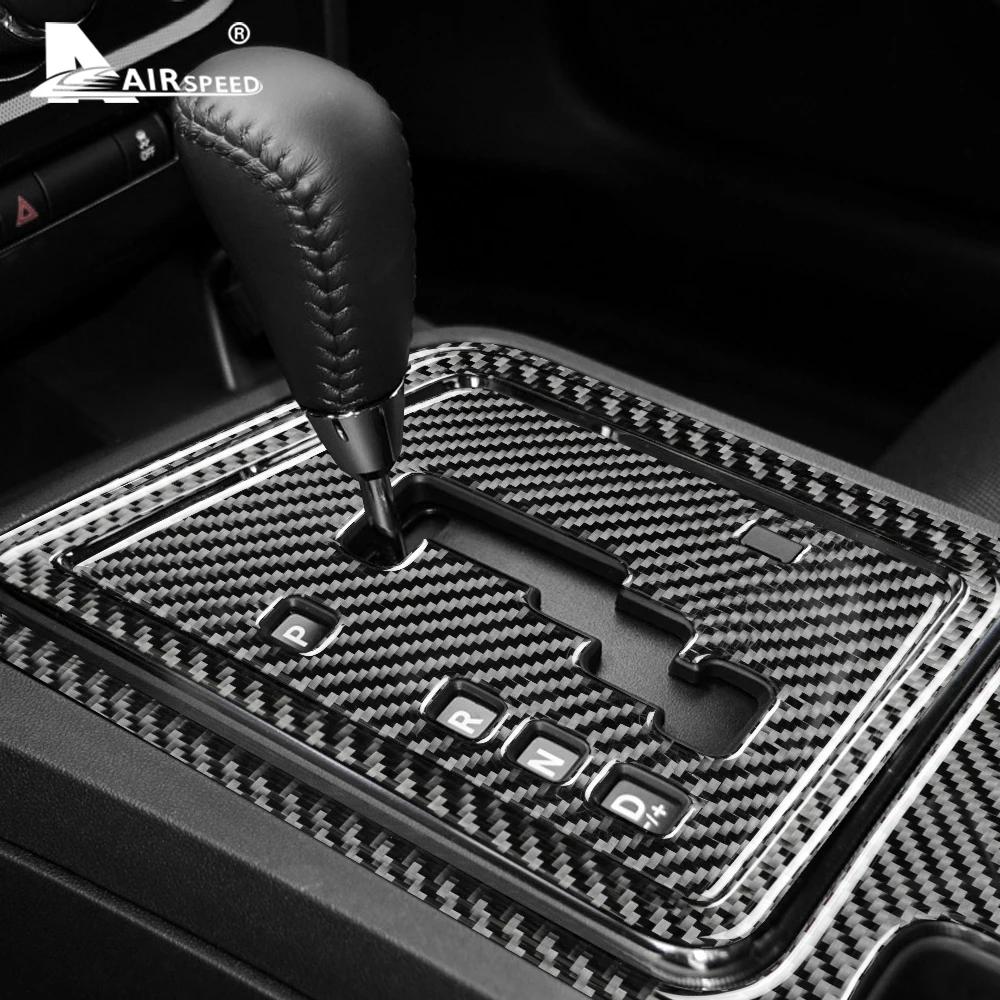 Soft Carbon Fiber Interior Sticker for Dodge Challenger 2008 2009 2010 2011 2012 2013 2014 Car Accessories Gear Shift Cover