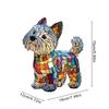 Hunde-Serie Nachtlicht Mops Lampe Buntglas Harz Mosaik Licht Nishi Highlands Hunde Dekoration Lustiges Geschenk Für Haustierliebhaber Kinder
