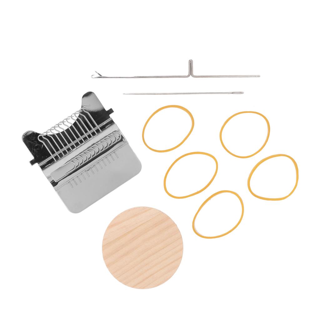 Small Weaving Loom Multipurpose Efficient Portable Manual Darning Loom Kit for Mending Pants Socks