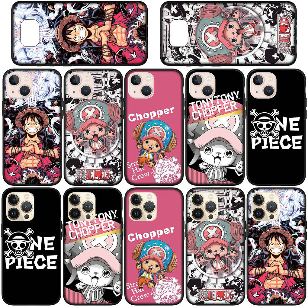 For Motorola Moto Edge 70 60 50 G54 G86 Samsung Galaxy S25 iPhone 17 16 15 Redmi Note 14 13 Pro Max Case Wallpaper One Piece Luffy Tony Chopper Cover
