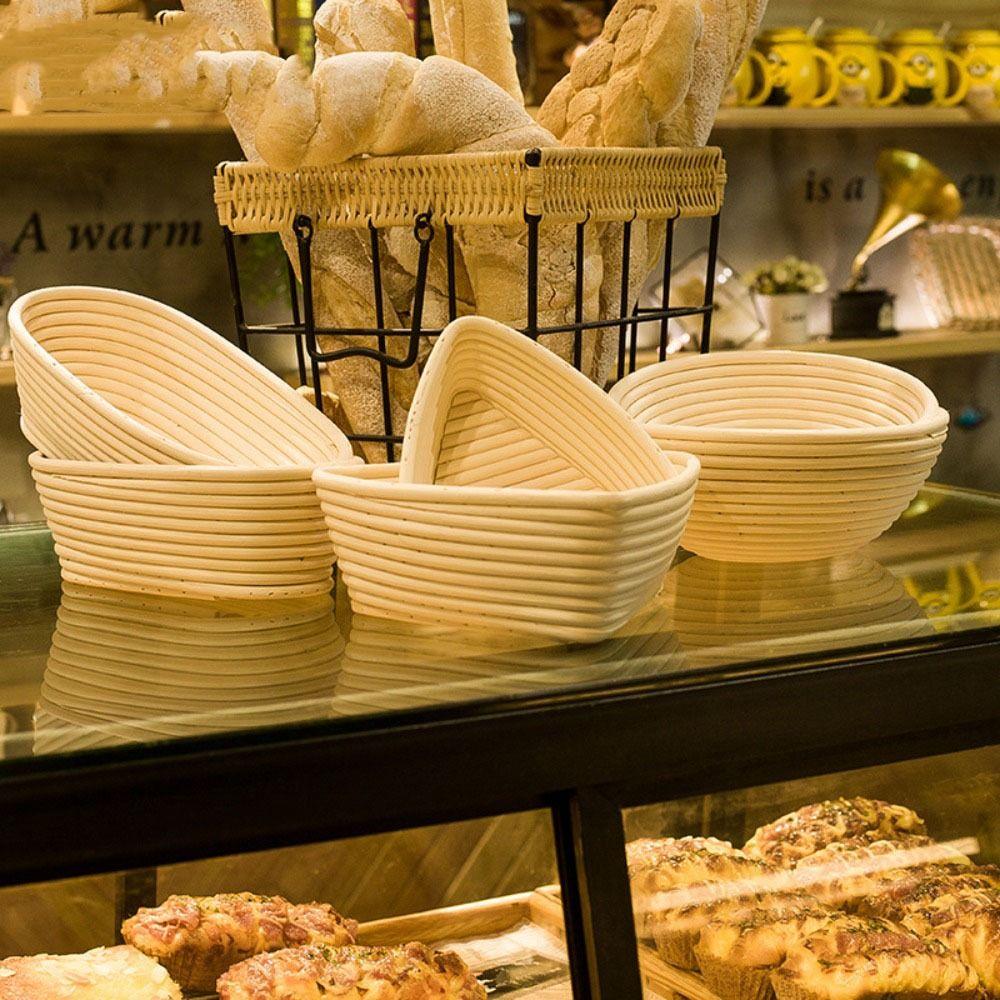 Basket Wicker Fermentation Woven Rattan Dougn Bread Oval Banneton Brotform Proofing Baskets