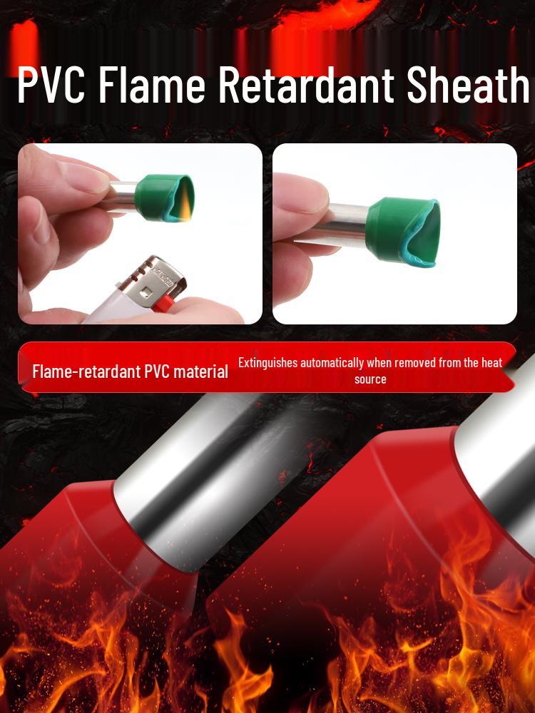 European Pin-Type Pre-Insulated Copper Ferrule Wire Connectors with Crimping Pliers