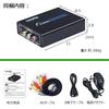 ELEVIEW Composite/S-Video to HDMI Converter, 1080p Compatible, Composite 3RCA AV/S-Video Converter, Video Converter, Analog to HDMI Conversion, Compat