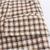 Fashion Plaid Overcoats Women Loose Lapel Button Long Sleeve Lady Coat Elegant Autumn Winter Fashion Female Outerwear