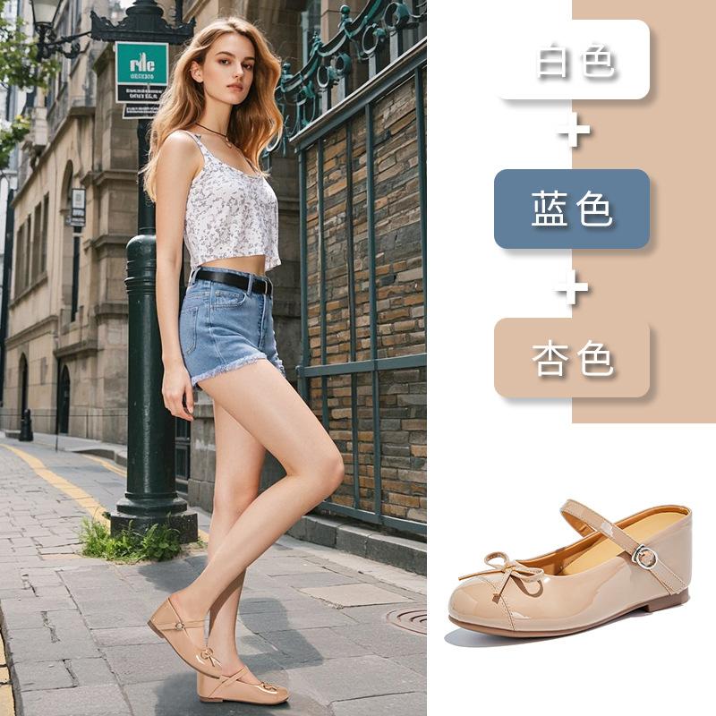 Inner Height Increase 6.5cm Bow Baotou Slippers 2025 Summer New Outer Wear Premium Sandals French Half Drag
