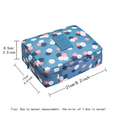 Travel Toiletries, Cosmetics, Makeup Bag, Hand-held Multifunctional Bathroom Toiletries, Cosmetics, Women's Storage Bag