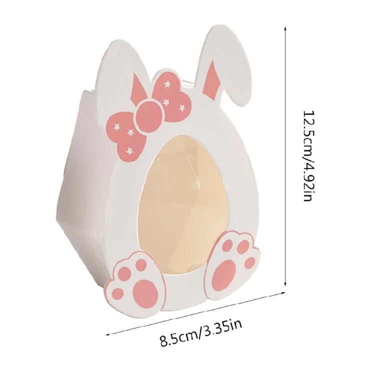 Pack of 10pcs Easter Snacks Box Convenient Creative Gift Storage Case