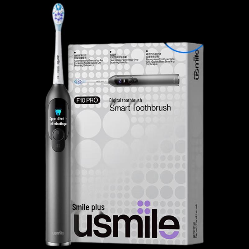 

Usmile F10 PRO Умная звуковая электрическая зубная щетка, вилка CN (адаптер в комплекте)