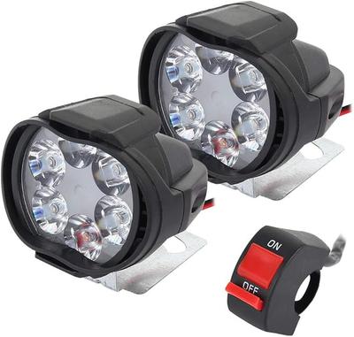 Langlebiger und wasserdichter LED-Scheinwerfer für Motorräder 6LED Motorradscheinwerfer Motorrad Zusatz
