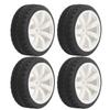 65mm Diameter RC AntiSkid Tires Rubber Replacement Tire Fit for WPL D12 1/10 Car