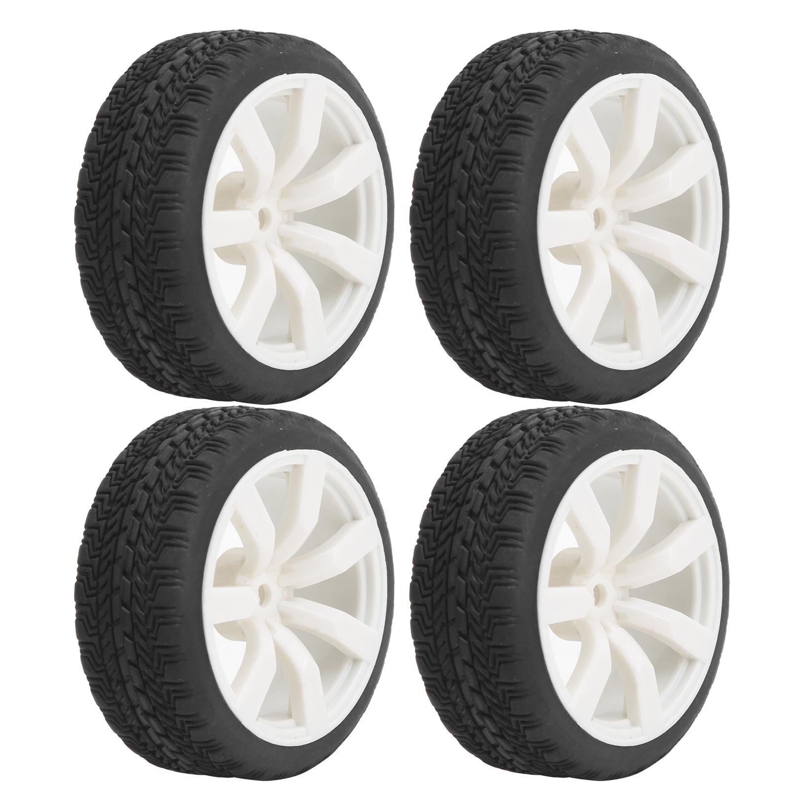 

65mm Diameter RC AntiSkid Tires Rubber Replacement Tire Fit for WPL D12 1/10 Car