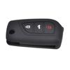 Flip 3-Tasten-Silikon-Schlüsselhülle für Toyota Corolla Hilux Avensis Prado Fortuner RAV4 Protect Cover
