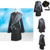Elegante Nuovo Mordomo Nero Kuroshitsuji Undertaker Completo Outfit Costume Cosplay Unisex Con Cappello Per Gioco di Ruolo Unico