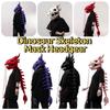 80/120CM Dinosaur Bone Head Hat 3D Halloween Dinosaur Skull Headgear  Party Outfit