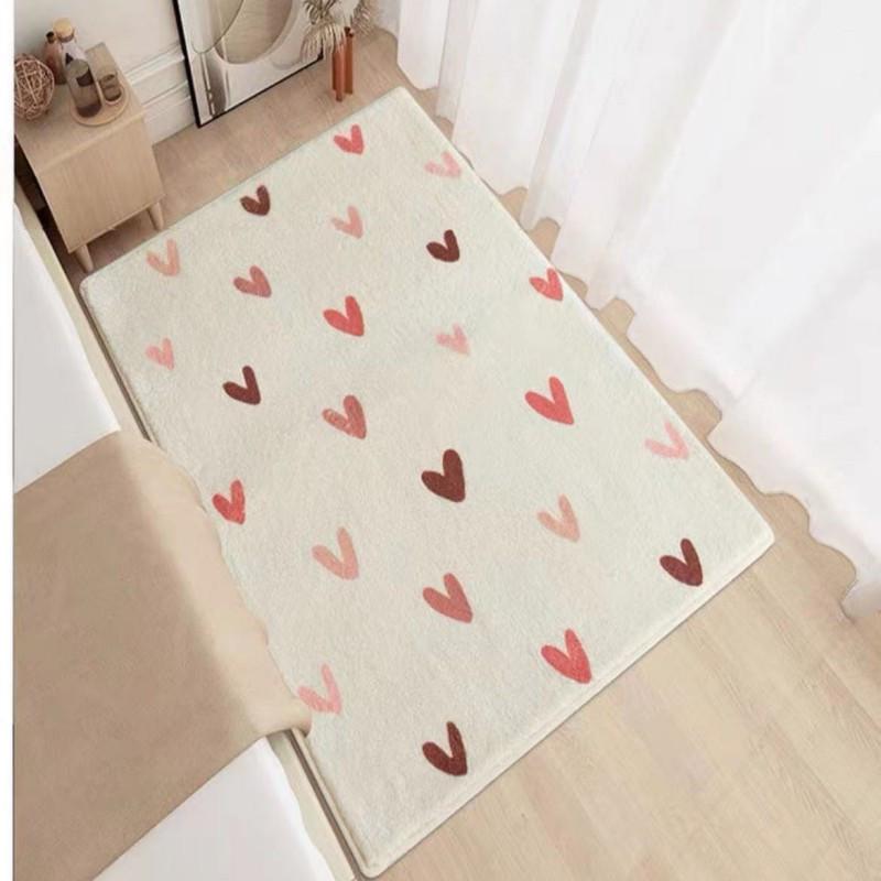 Korean-style Modern Minimalist Carpet Bedroom Decorative Carpet Living Room Large Carpet Soft Home Decoration