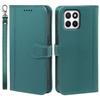 For Honor X8c 4G Wallet Case Magnetic Snap Leather Phone Cover with Strap