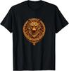 Nordic Wolf Emblem Celtic Knot Viking T-Shirt