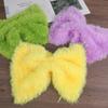 400g Kunstfell Samt Feder Wimperngarn Garnstrang Nadel Dickes Garn Handgestrickt Geeignet Stricken Große Oberbekleidung Pyjama Schal