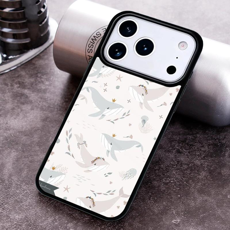

Baby Whale soft Phone Case For iPhone 17 16 15 14 13 12 11 Pro Max Plus 17Air Soft Silicone Cover iPhone 11 Pro Max
