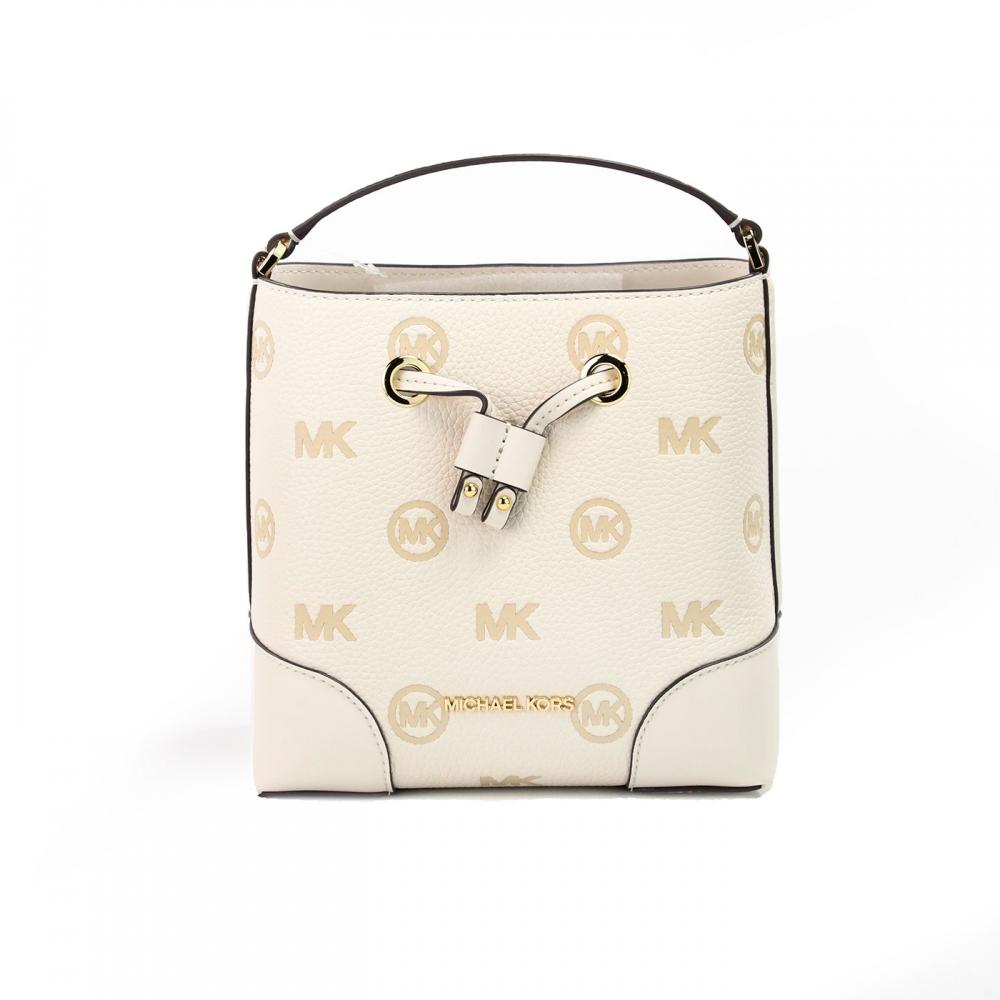 

Michael Kors Mercer Маленькая женская сумка-ведро с тиснением на шнурке, мульти
