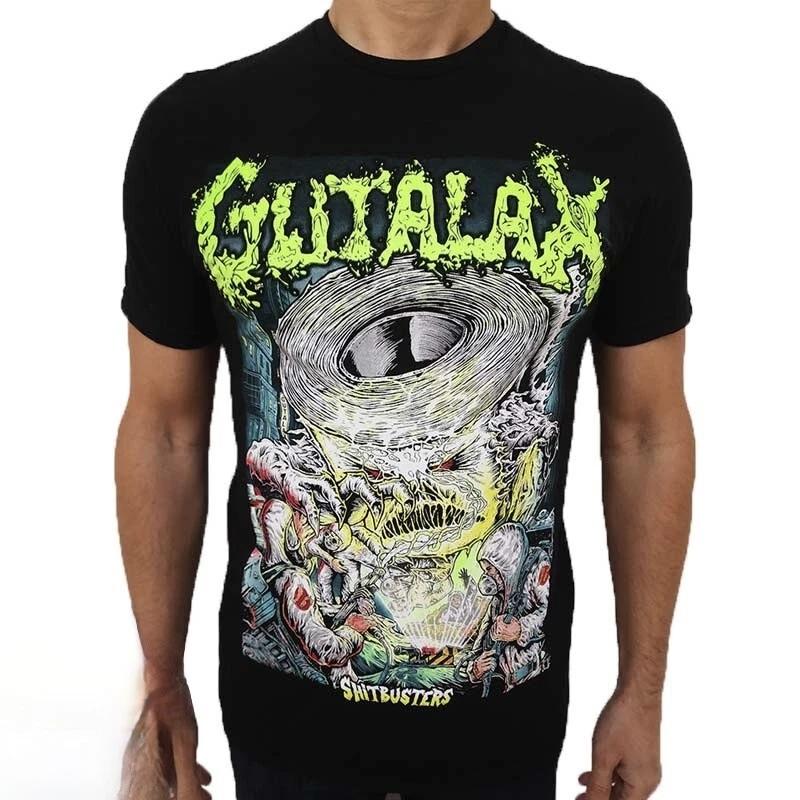 Gutalax  Shitbusters  Black T-Shirt cannibal corpse 2XL