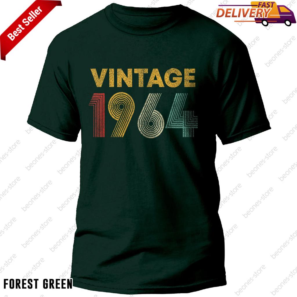 Vintage 1964 T-shirt for Men and Women Celebrating 60th Birthday in Style