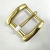 Unisex 3.5CM Brass Pin Buckle for Casual Belts - Handmade Leather Accessories