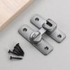90 Degrees 180 Degrees Solid Buckle Aluminum Alloy Non Perforated Pin Door Lock Anti-theft Buckle  1PC