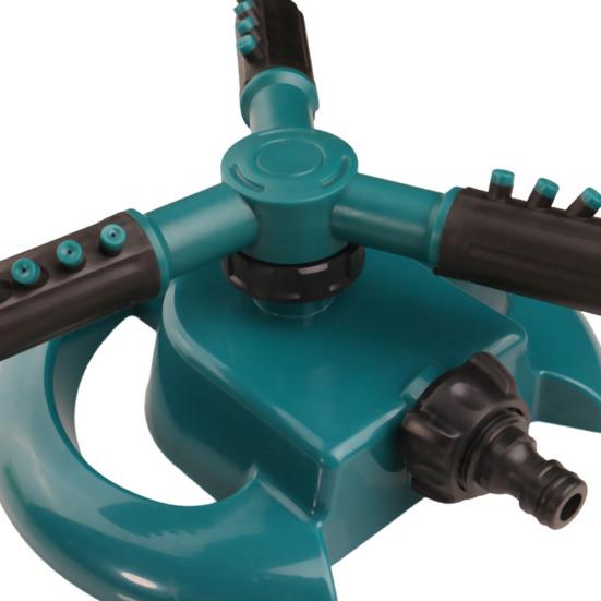 360-Degree Rotating Lawn Sprinkler with 3 Arm Design 3600 Square Feet Wider Coverage Garden Yard Sprinkler