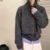 Knitted Cropped Women's Sweaters Cardigan Long Sleeve Sweater Coat Autumn Winter Chic Casual Outerwear Knitwear Top