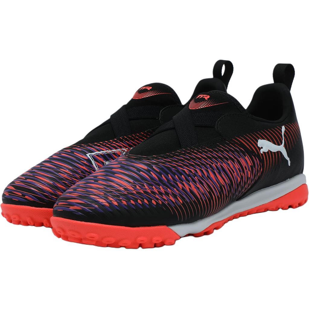 Puma Future 8 Match TT Football Series Comfortable Versatile Low-Top Kids Football Shoes Kids Football Shoes Black Puma-White Bright-Red 108391-01