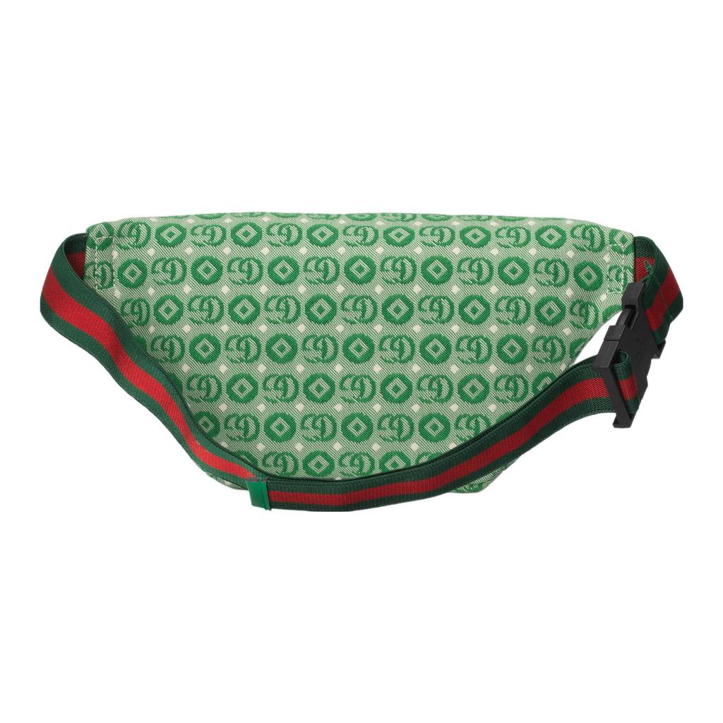 Gucci Interlocking Cotton Fanny Pack Kids Green