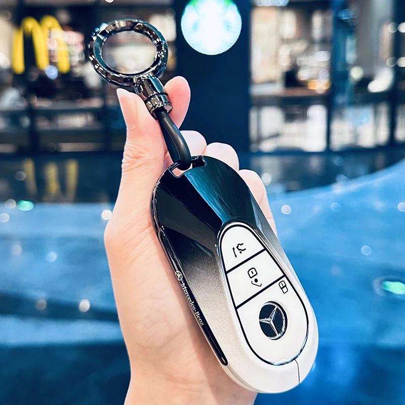 RPO5   Car Key Case Cover for Mercedes Benz 2022 C S Class W206 W223 S350 C260 C300 S400 S450 S500 Key Shell Protector