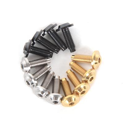 For Ducati Panigale V4 V4S Titanium Tank Cover Panel Screws 4pcs Motorcycle Accessories