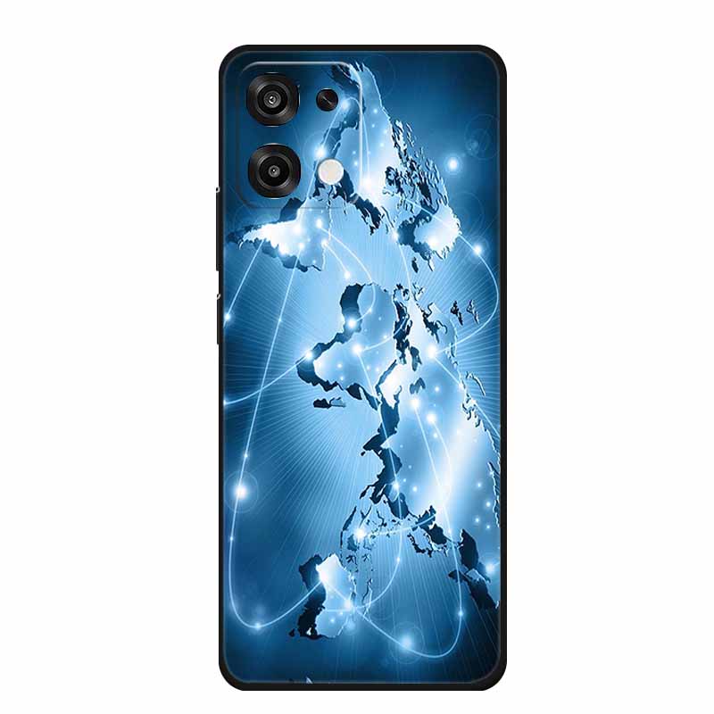 For OPPO F31 Phone Case F 31 Funda Fashion Flowers Black Silicone Soft Back Cover For OPPO F31 5G 2025 Case CPH2781 Coque Shell