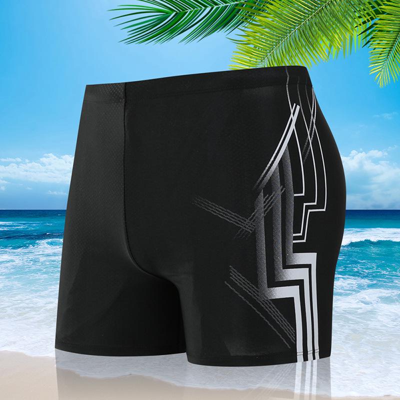 

Men s Fashionable Plus Size Waterproof Swim Trunks with Stylish Print 4XL