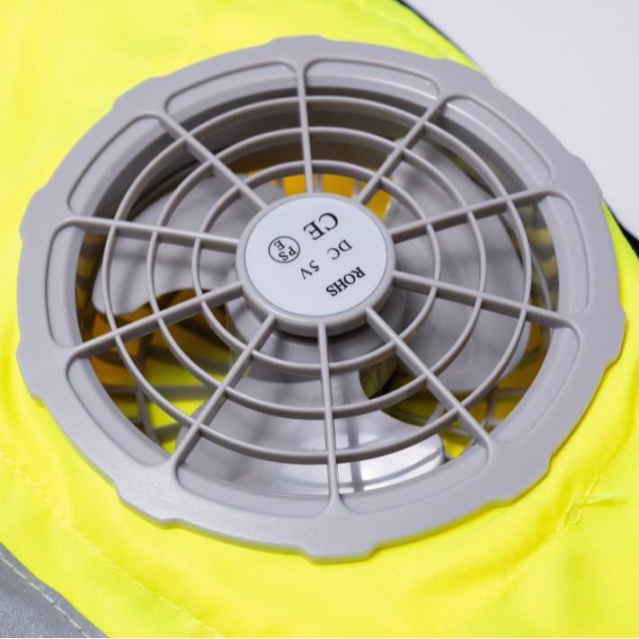 LED Kühlweste mit eingebautem Ventilator für Verkehrsregelung & Brandrettung