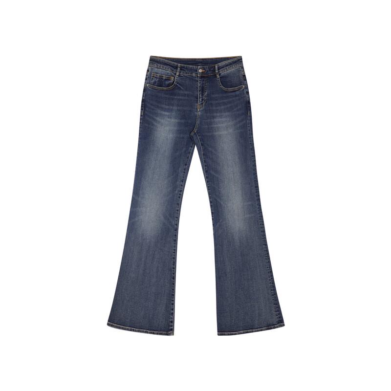 JNBY Women's Retro Flared Denim Pants