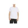 Puma Essential Comfortable Lightweight Breathable Crew Neck Pullover Solid Color Short Sleeve T-Shirt Unisex Tops White 599675-04