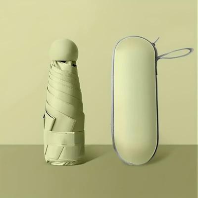 Slunečník Deštník Černý gelový opalovací krém a UV ochrana Slunečník Malý kapesní deštník v kapsli