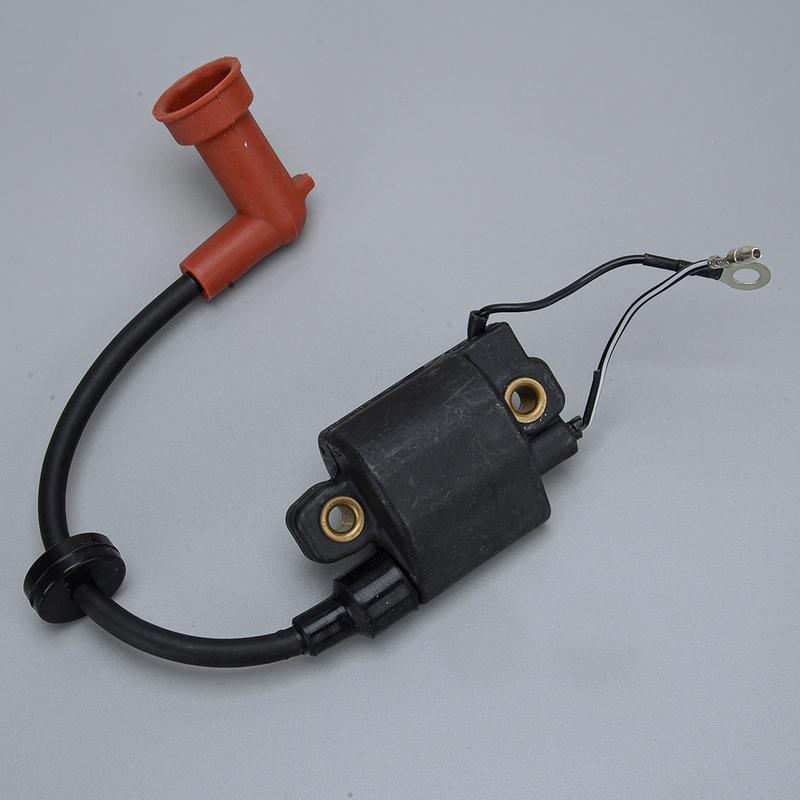 Ignition Coil Assembly Black Fit for Yamaha Outboard 2 Stroke 60 70HP 6H3-85570-10-00